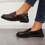 Casual Low Heel Loafers