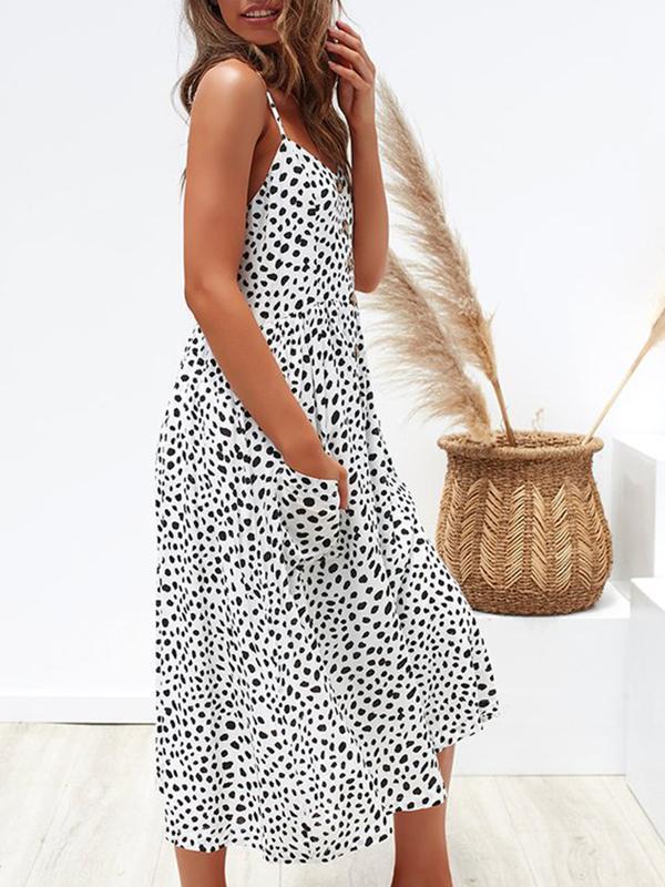 Herstyled Summer Fashion Casual Midi Dress