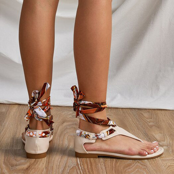 Herstyled Toe Post Gladiator Sandals