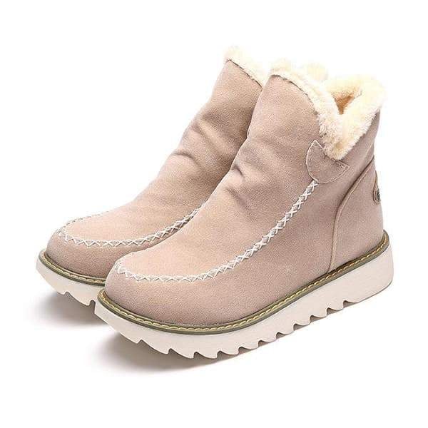 Herstyled  Fur Lining Ankle Snow Boots