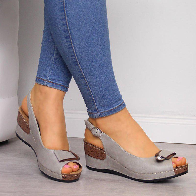 Herstyled Women Comfortable Casual Wedge Heel Sandals