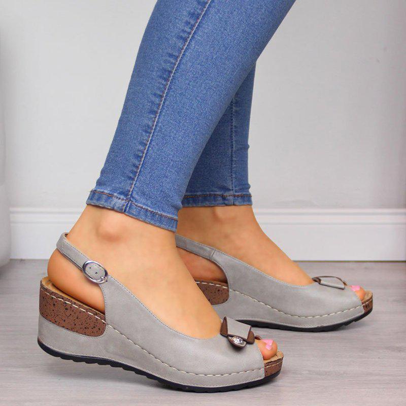 Herstyled Women Comfortable Casual Wedge Heel Sandals