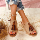 Herstyled Women Casual Summer Stylish Slip-On Flat Sandals