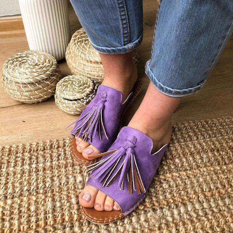 Herstyled Women Casual Summer Stylish Slip-On Flat Sandals
