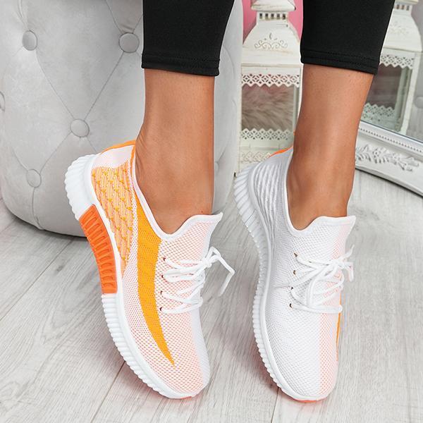 Herstyled Breathable Lightweight Lace-Up Sneakers