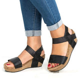 Herstyled Low Heel Wedge Sandals