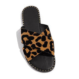 Herstyled Strap Crossover Detail Cushioned Insole Slippers