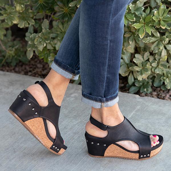 Herstyled Women Fashion Comfy Wedges
