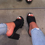 Herstyled Platform High Heel Casual Sandals