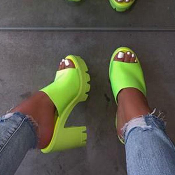 Herstyled Platform High Heel Casual Sandals