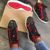 Herstyled Mid-Cut Upper Round Toe Sneakers