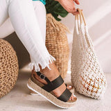 Herstyled Women Casual Espadrille Platform Sandals