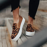 Herstyled Women Fashion Printed Flat Sneakers