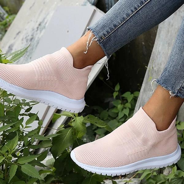Herstyled Slip On Knit Sneakers