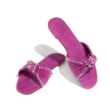 Herstyled Eyes For You Glittering Bowknot Slippers
