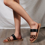 Herstyled Leopard Slide Sandals