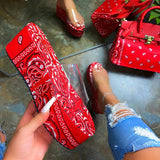 Herstyled Summer Lady High Heel Platform Sandals