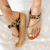 Herstyled Summer Ring Toe Platform Sandals