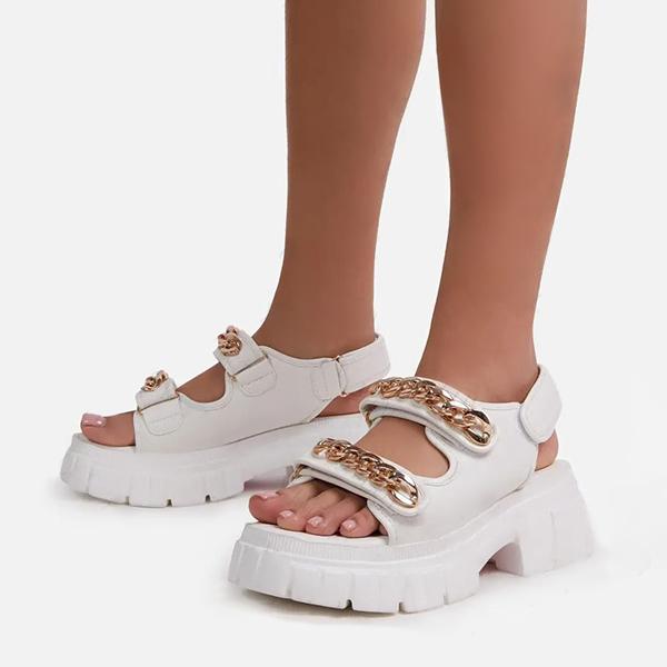 Herstyled Women'S Summer Multicolor Platform Open Toe Sandals