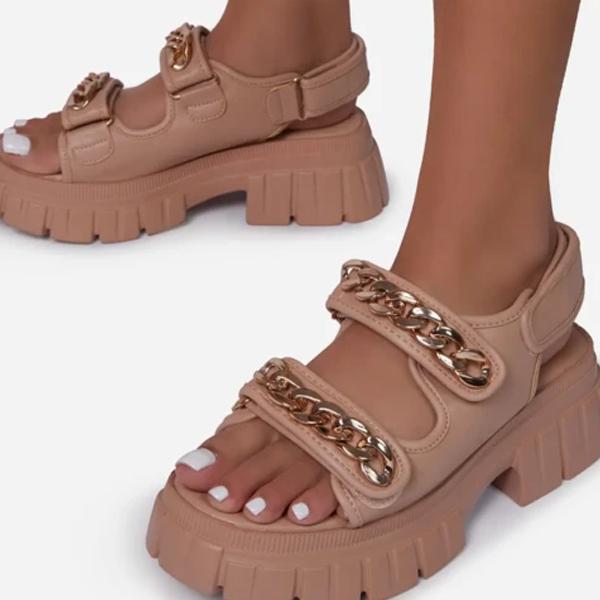 Herstyled Women'S Summer Multicolor Platform Open Toe Sandals