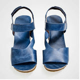 Herstyled Women'S Comfy Wide Fit Color Block Sandals