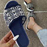 Herstyled Women'S Daily Knitted Flat Heel Slippers