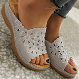 Herstyled 
Vintage Embroidery Casual Summer Slippers