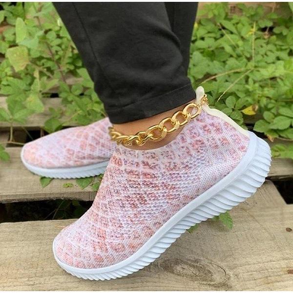 Herstyled Women's Stretch Knitted Vulcanized Sneakers