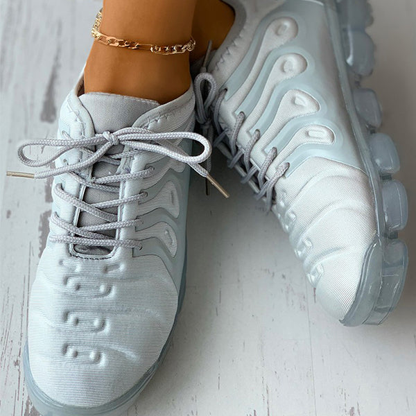 Herstyled Colorblock Lace-Up Casual Sneakers