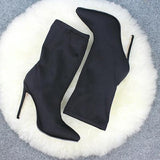 Herstyled Fashion Pointed Toe Stilettos Boots
