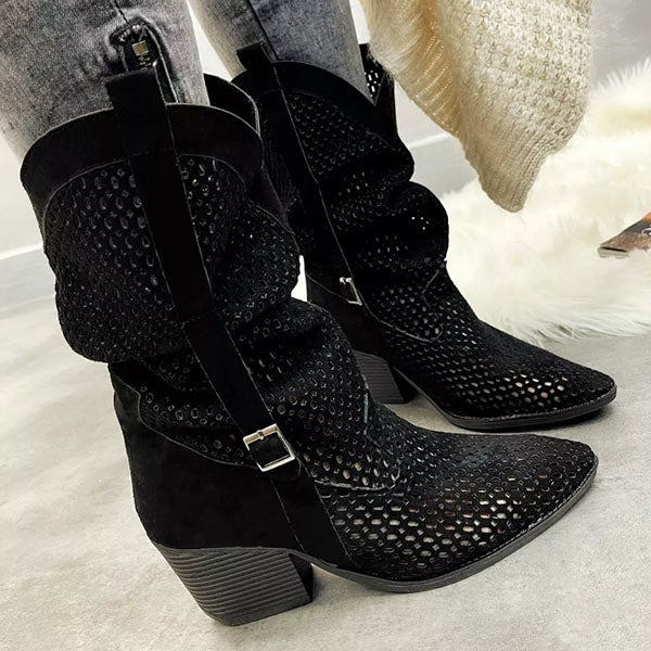 Herstyled Women Casual Hollow-Out Boots