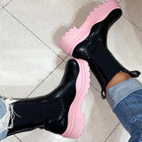 Herstyled Colorful Platform Boots