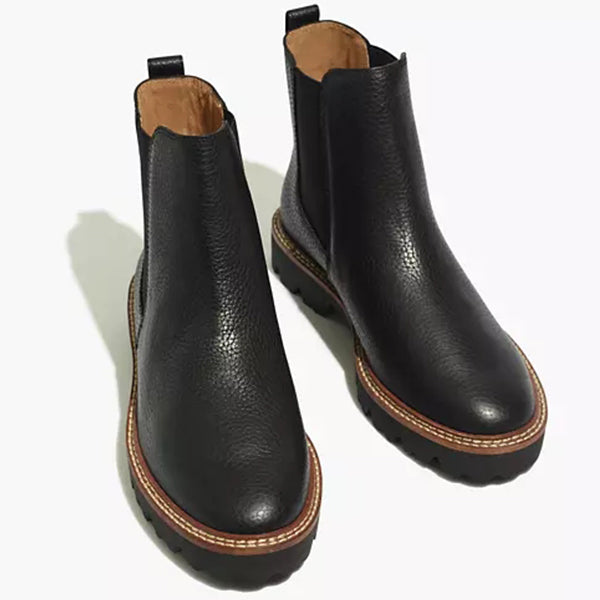 Herstyled Faux Leather Chelsea Boots