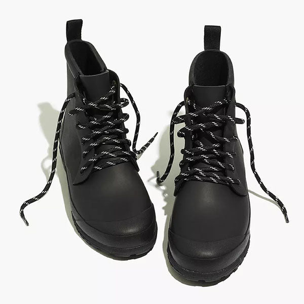 Herstyled Lace-Up Rain Boots