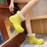 Herstyled Women Cute Plush Warm Boots