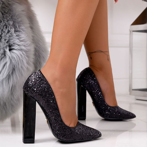 Herstyled Chic Shine Bling Heels