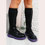 Herstyled Phoebe Platform Knee High Boots