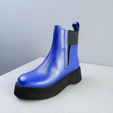 Herstyled Trendy Daily Platform Ankle Boots