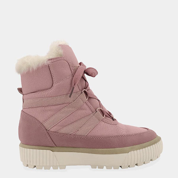 Herstyled Casual Comfortable Plush Lace Up Warm Boots