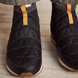 Herstyled Comfy Quilted Upper Pull On Flat Boots
