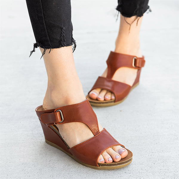 Herstyled Cute Slip On Casual Wedges