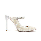 Herstyled Chic Women Pearl Detailed High Heels