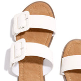 Herstyled Lydia Double Buckle Sandals